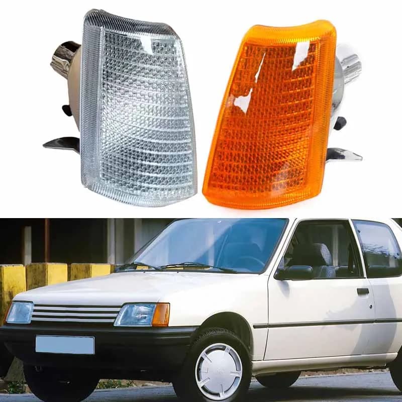 Per Peugeot 205 1983 1984 1985 1986-1994 Auto Lato Anteriore Luce D'angolo Angolo Indicatore di Direzione Luce Indicatore Laterale Lampade di Parcheggio 630330