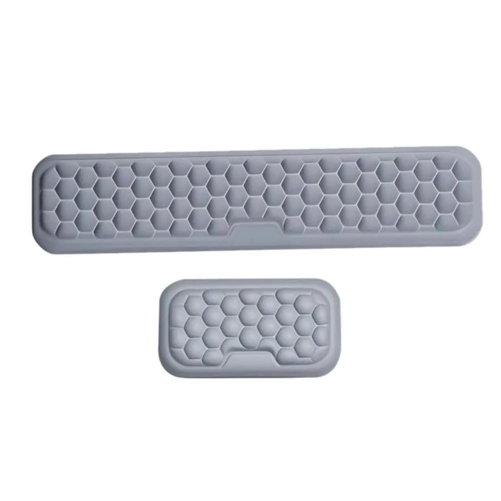 2Pcs/Set Slow Rebound Mouse Wrist Support Pad Creative Wrist Rest Wristband Mouse Mat Honeycomb Massage Comfort