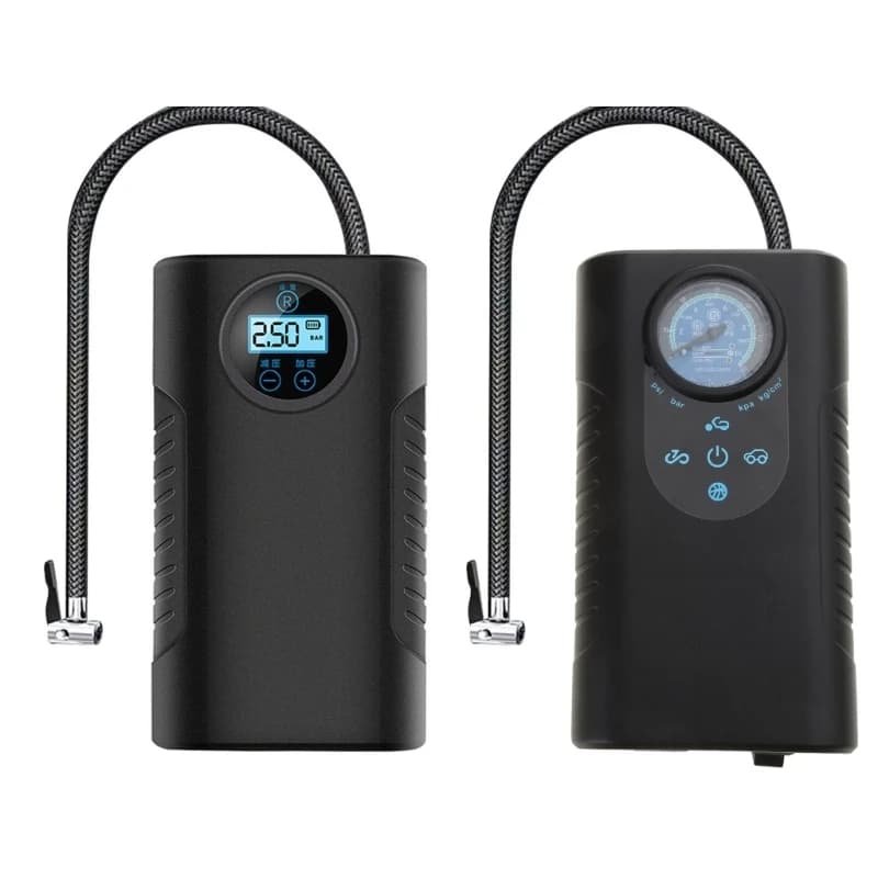 Tire Inflator Portable Air Compressor 150PSI &ShutOff Portable Air Pump,Digital Display for Car, Bike & Motorcycles