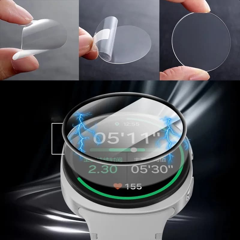 Per Galaxy Classic 8 46mm Ultra Anti-graffio Pellicola protettiva in vetro idrogel per Samsung Galaxy Watch 8 44/40mm