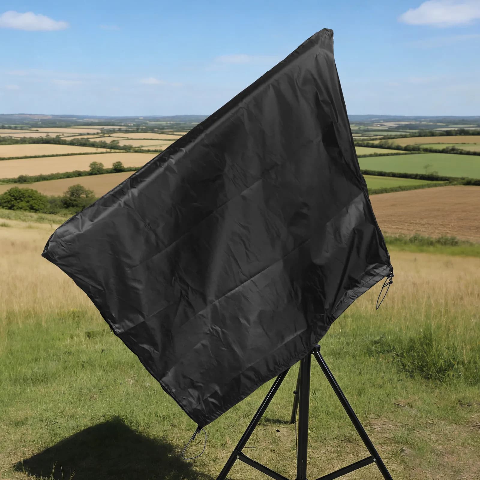 Copertura Impermeabile per Telescopio da Esterno 100x75cm in Tessuto Oxford 210D, Antipioggia, Antipolvere, Antisolare, Custodia Protettiva per Cannocchiale da Giardino