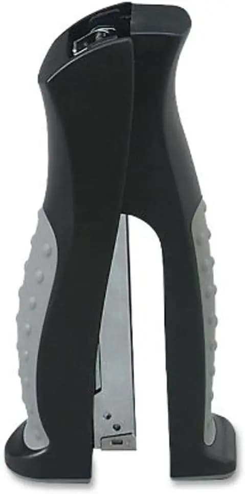 Cucitrice verticale, a striscia intera, capacità 20 fogli, nero/grigio, design ergonomico