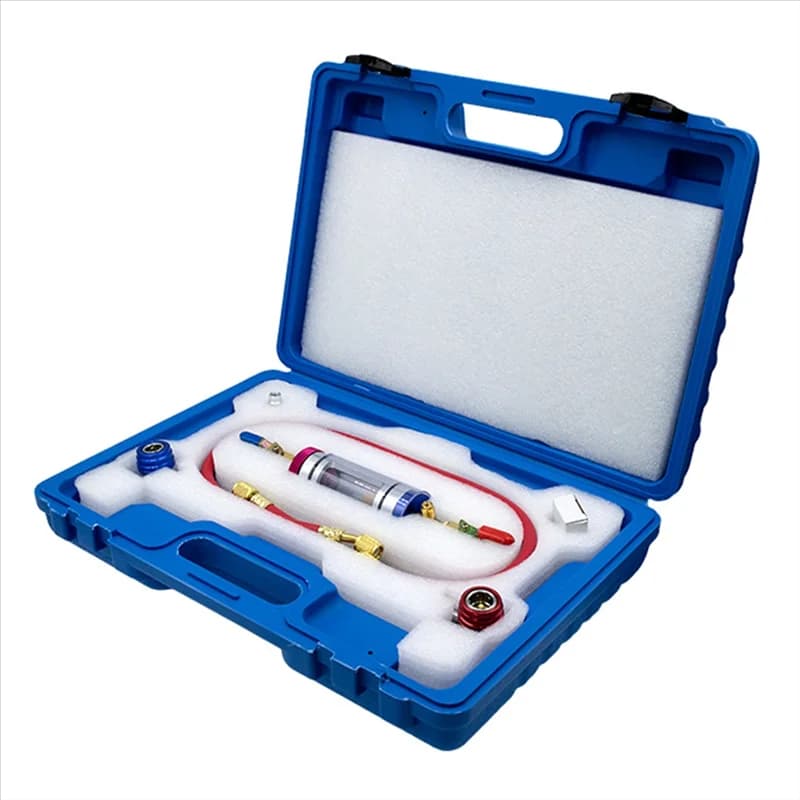 Purificatore di riempimento dell'olio del refrigerante del filtro dell'olio del compressore dell'aria condizionata automobilistica per la manutenzione del sistema di raffreddamento