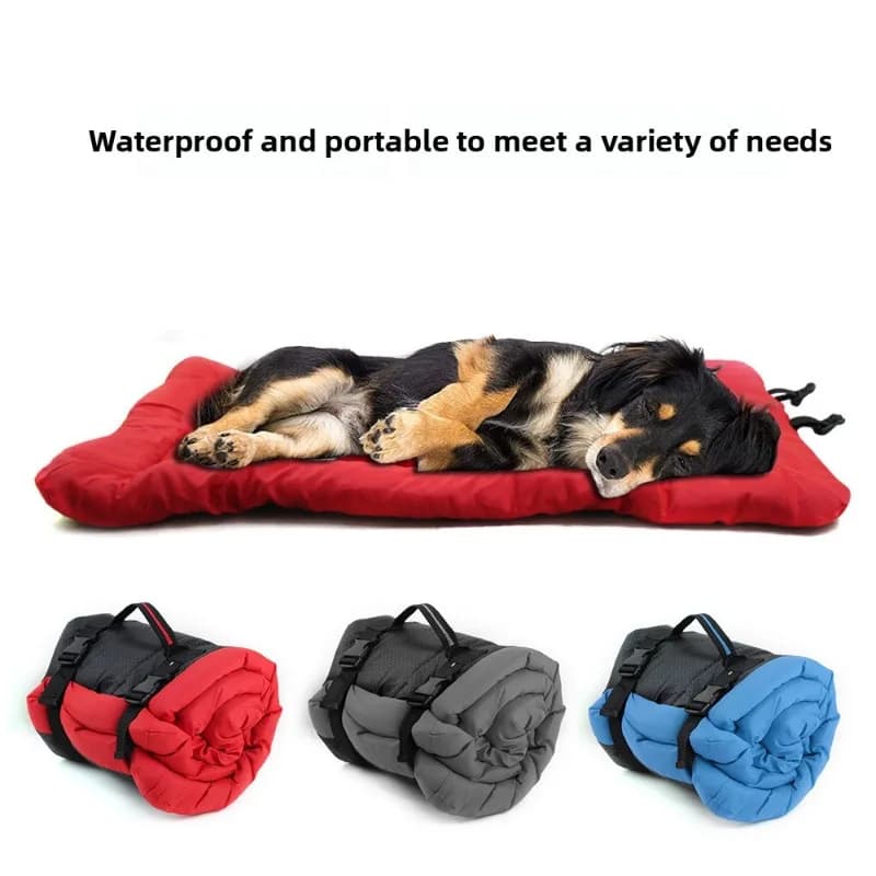 Letto per cani da esterno impermeabile Tappetino pieghevole per animali domestici Tappetino per seggiolino auto antiscivolo Coperta da viaggio portatile per picnic in campeggio Cani di tutte le dimensioni