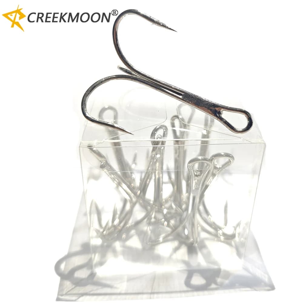 10 pieces/box huge 4X triple hooks durable 6/0 # -10/0 # I love fishing with carbon steel anchor with sharp plug, round folding angle for large fish