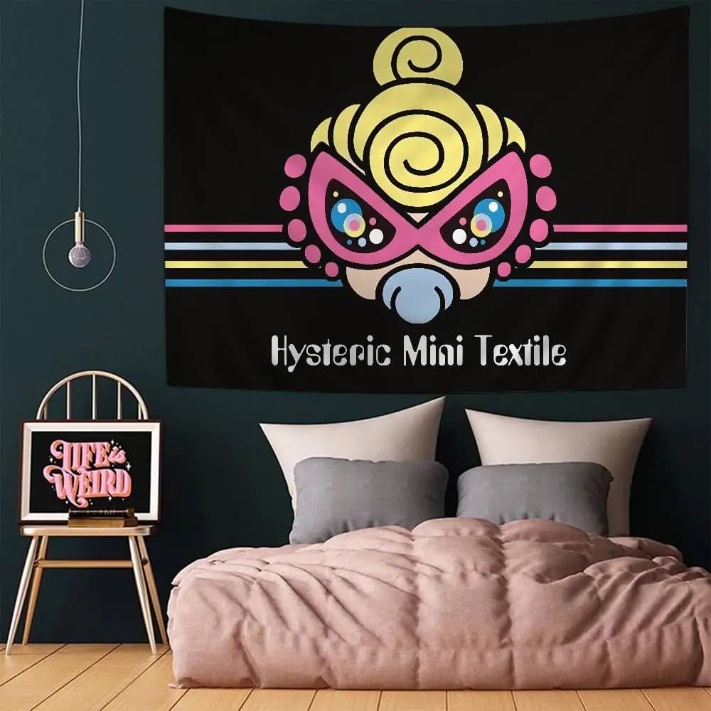 Japan Fashion Hysteric Mini DIY Wall Tapestry for Living Room Home Dorm Decor Wall Art Decor
