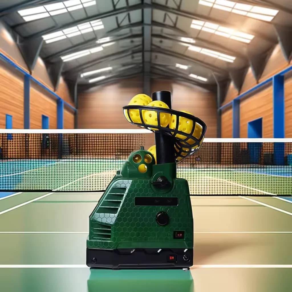 Custom Adjustable Pickleball Ball Machine Multifunctional Plastic Pickleball Tennis Padel Launch Machine for Swing Training Aids