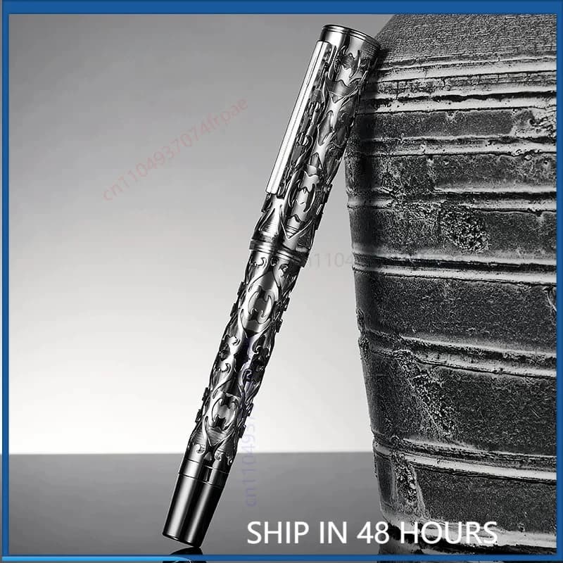 For Hongdian Chinese Style Fountain Pen Piston Integrated Gift For Men Women Student Office Calligraphy Writing Stationery