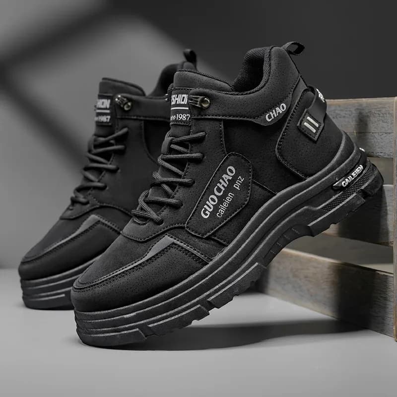 Scarpe Sportive Casual da Uomo, Sneakers Traspiranti e Leggere, Scarpe da Corsa Nere in Rete per Esterni, Scarpe Atletiche da Jogging e Passeggio