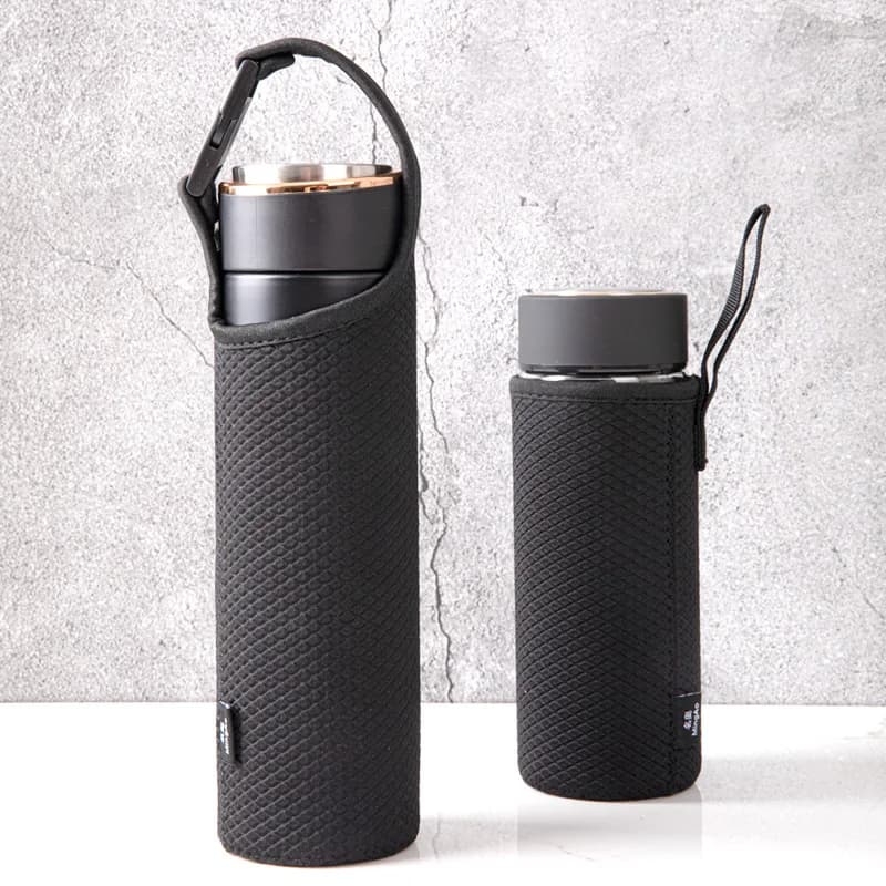 Borsa a tracolla con cinturino da polso e custodia protettiva universale per bicchieri e borracce termiche anti-scottatura (1 pz)