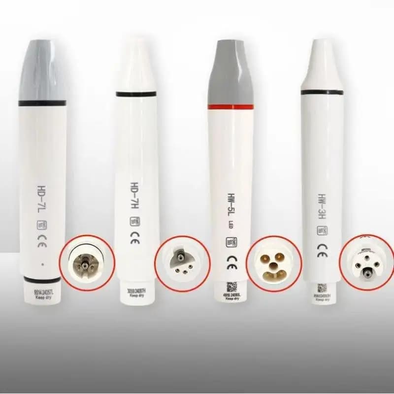 Manipolo Piezoelettrico ad Ultrasuoni Dentale Senza Luce HW-3H Staccabile Compatibile con Ablatore ad Ultrasuoni EMS per Sbiancamento Denti