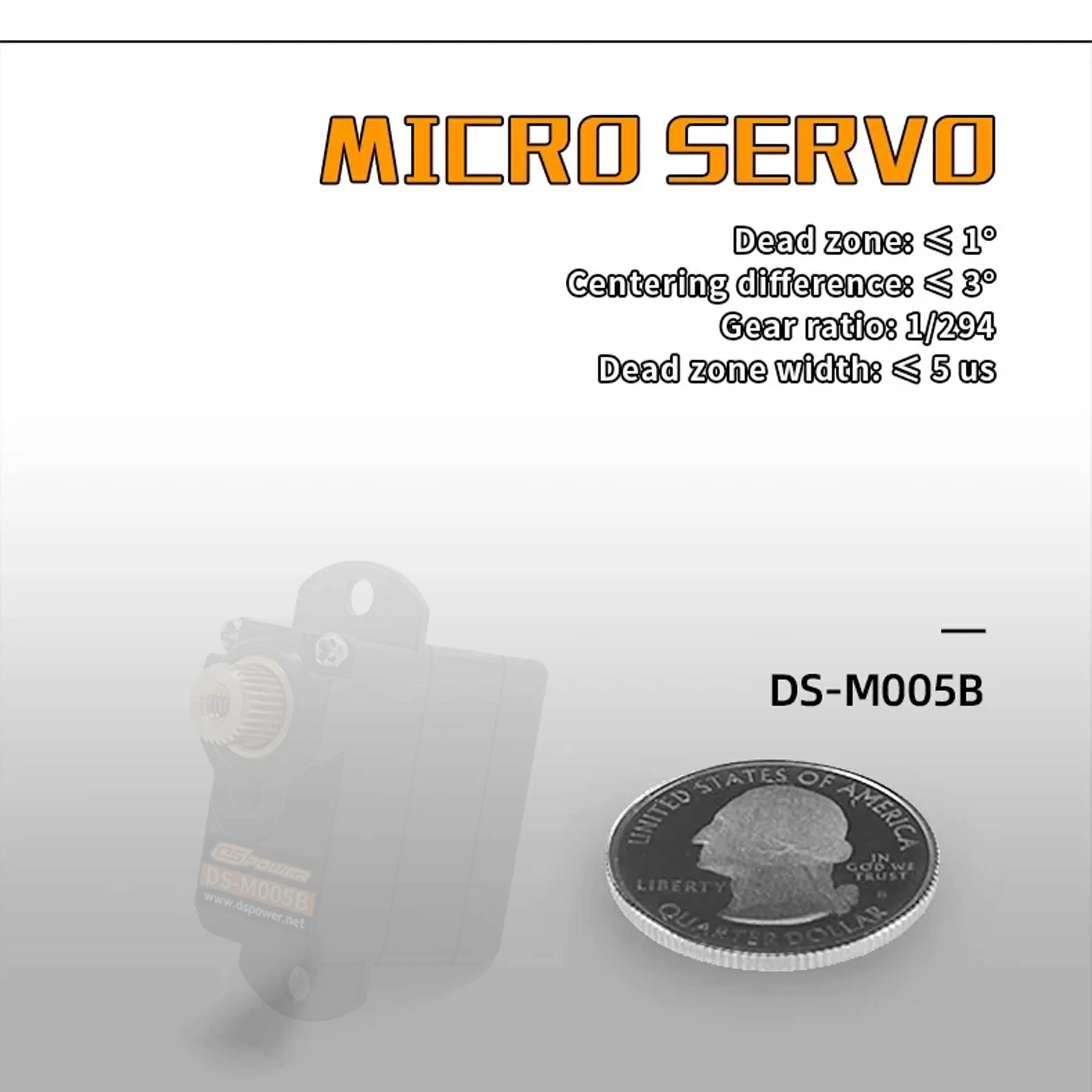 DSPOWER 2G Micro Servo Digitale con Ingranaggi in Metallo e Connettore JR per Auto RC, Aerei, Elicotteri, Barche, Robot e Parti di Giocattoli