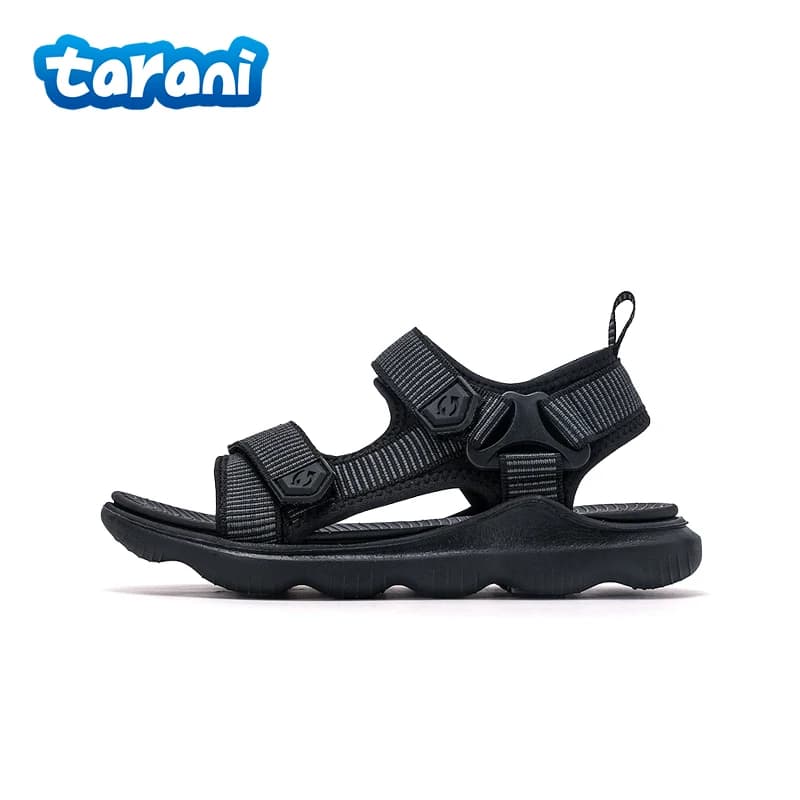 Sandali sportivi con plateau per bambini con suola imbottita robusta Shock Boys Scarpe da acqua antiscivolo per esterni Cinturino in velcro regolabile che assorbe