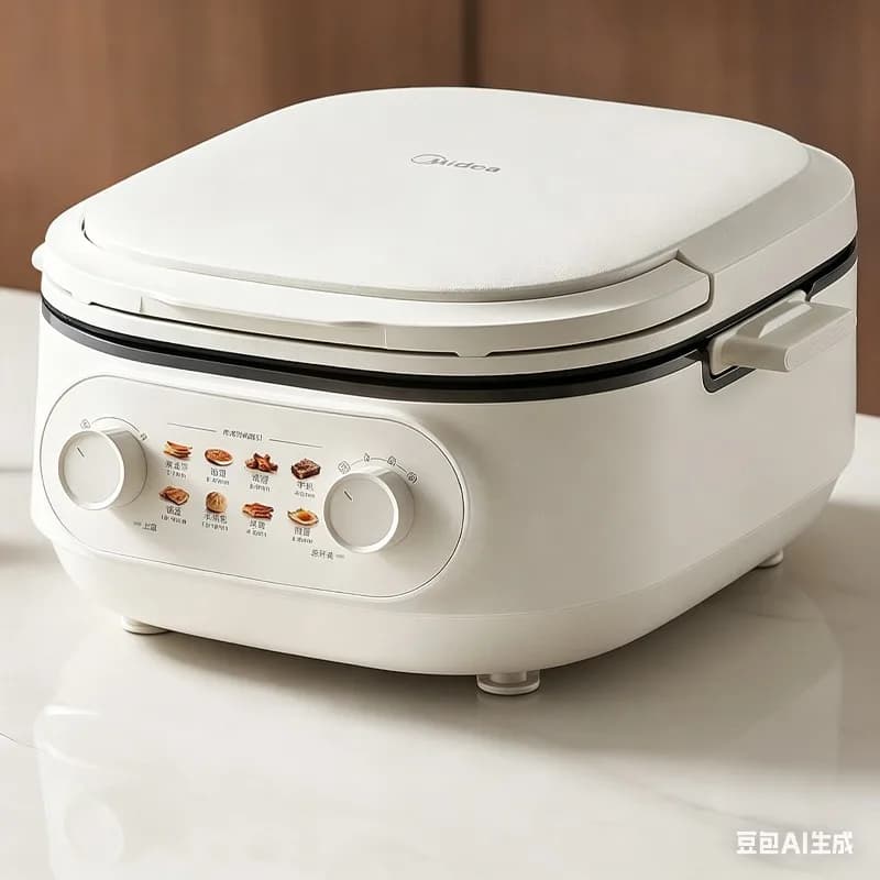 Macchina elettrica per pancake per uso domestico, vaporiera elettrica staccabile, pentola elettrica, macchina per pancake, macchina per la colazione 75mm