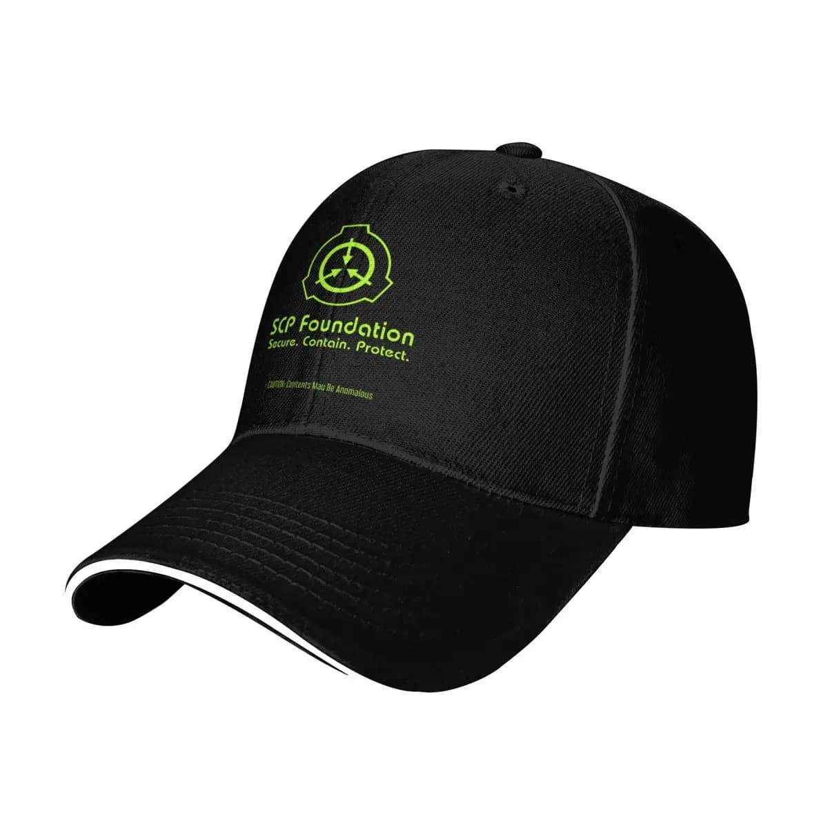 Cappellini da baseball SCP Foundation 2026 Casquette Uomo Donna Cappellini casual primaverili