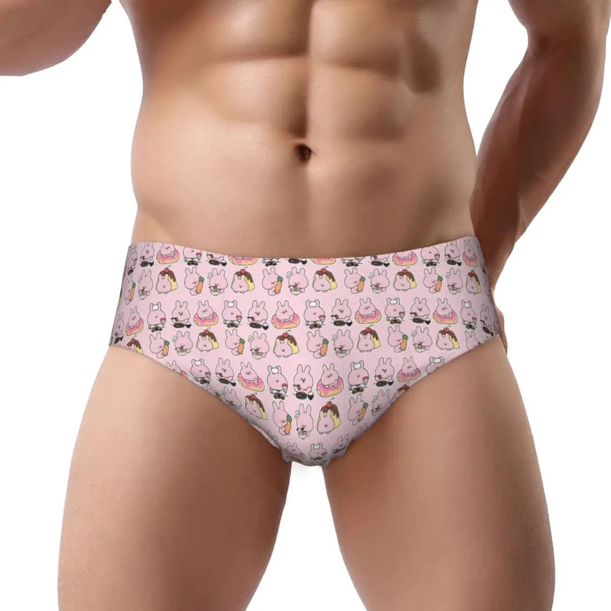 Personalizzato Asamimichaan Anime Cartoni animati Asamimi Slip da uomo Mutandine da uomo Comfort Biancheria intima Mutande