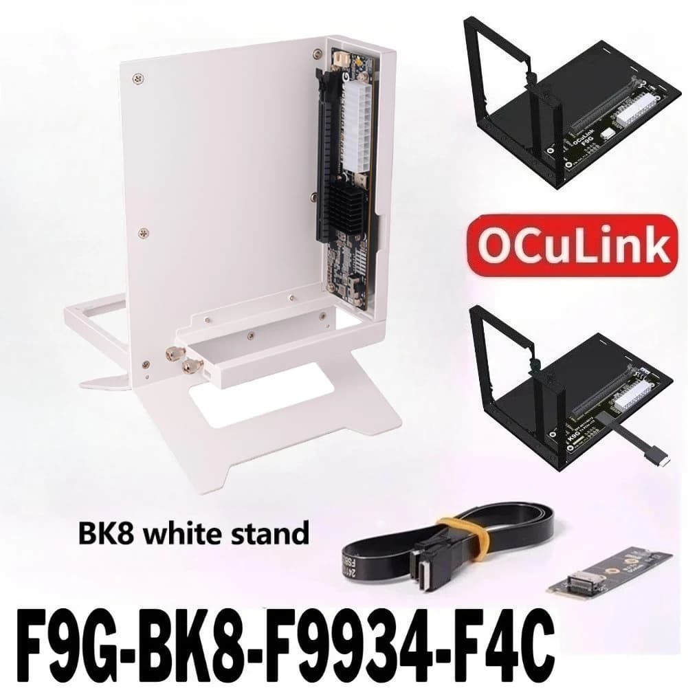 PCIe 5.0/4.0 X4 K9G OCuLink Scheda grafica esterna per laptop Docking station GPU per scheda adattatore M.2 NVMe a SFF-8612 Oculink eGPU