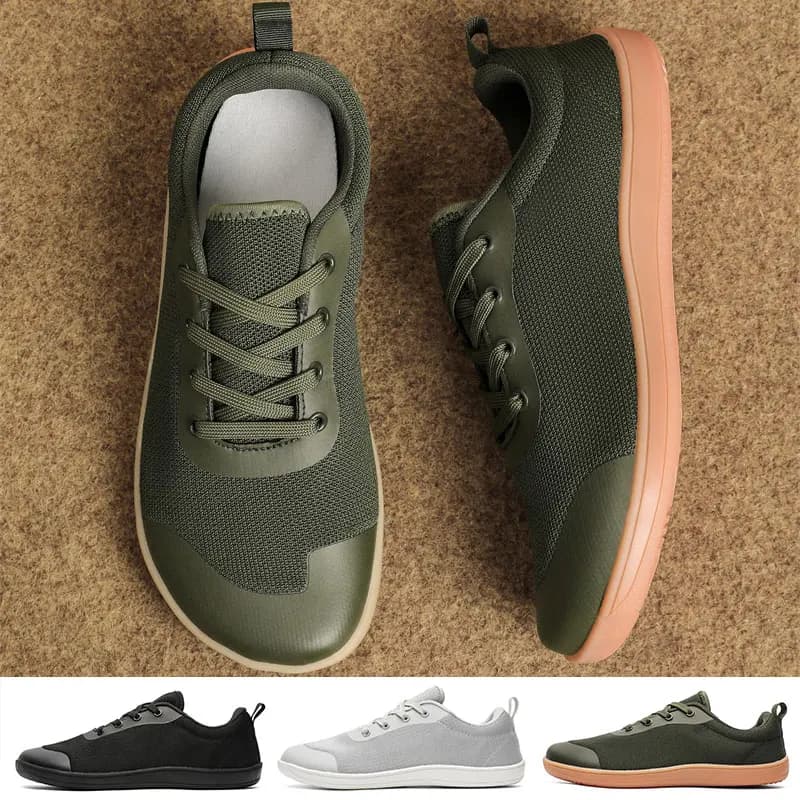 Men's Barefoot Shoes Wide Toe Box Zero Drop Sole Unisex Sneakers for Fitness Cross Training Mesh Breathable Non-slipEU 37-48