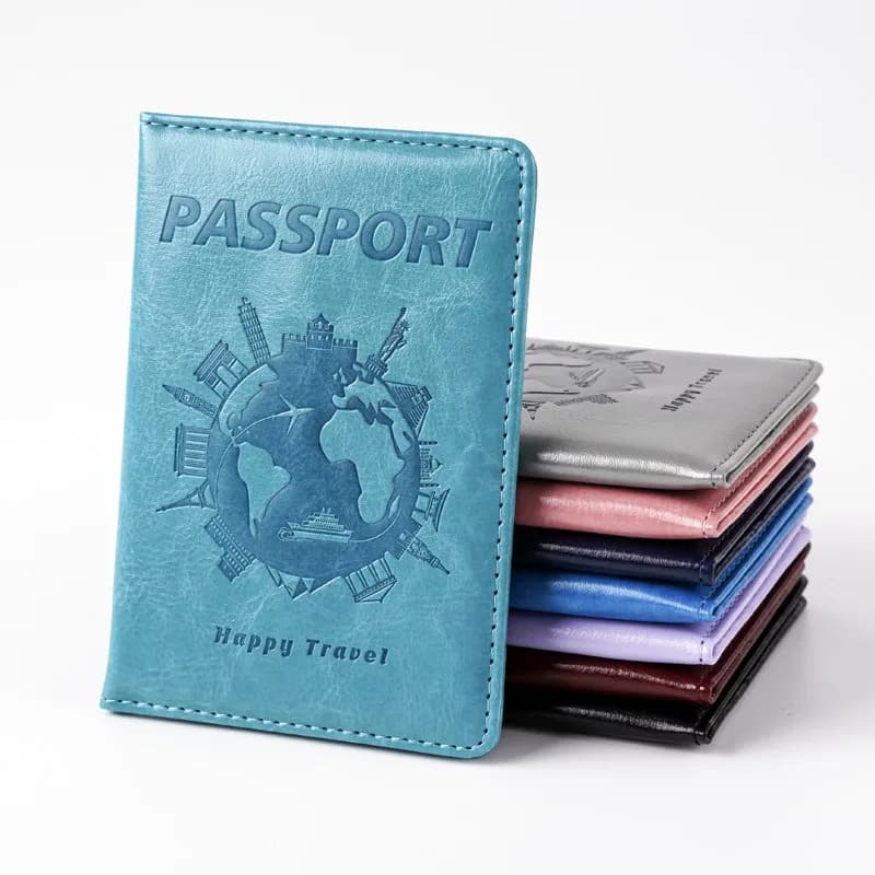 Porta Passaporto, Custodia per Passaporto, Portafoglio da Viaggio per Uomo e Donna