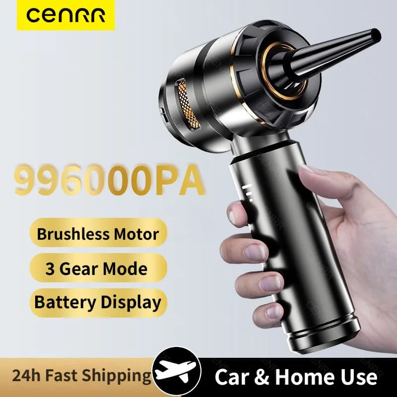 CENRR 998000 PA Aspirapolvere per auto Mini Wireless Cordless Potente aspirapolvere portatile per auto Macchina per la pulizia