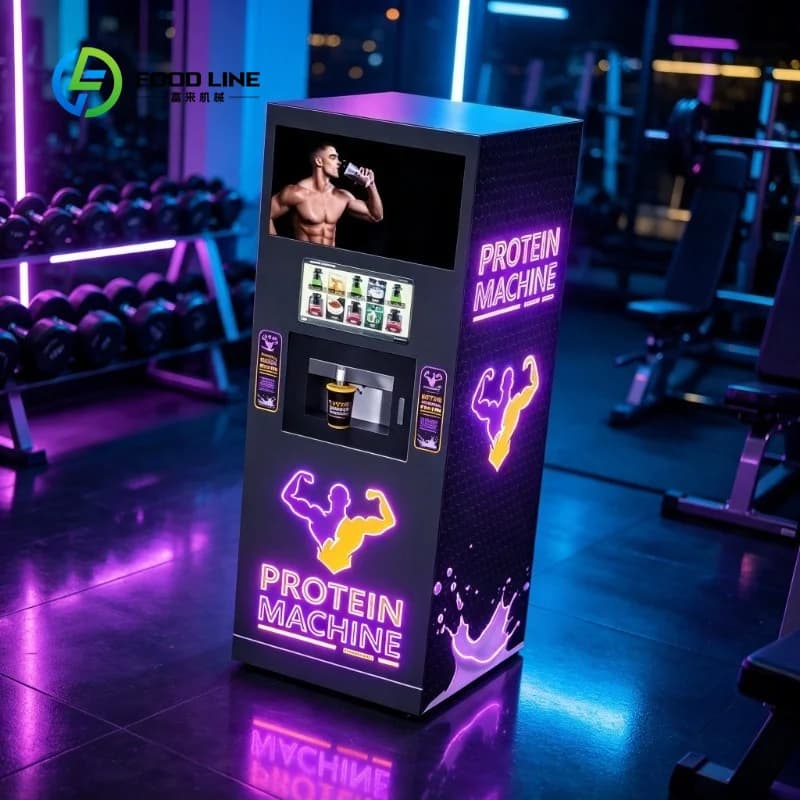 Gym Protein Powder Retail Vending Machine 24h Beverage Unmanned Sales Intelligent Self-service Vending Equipment Customized