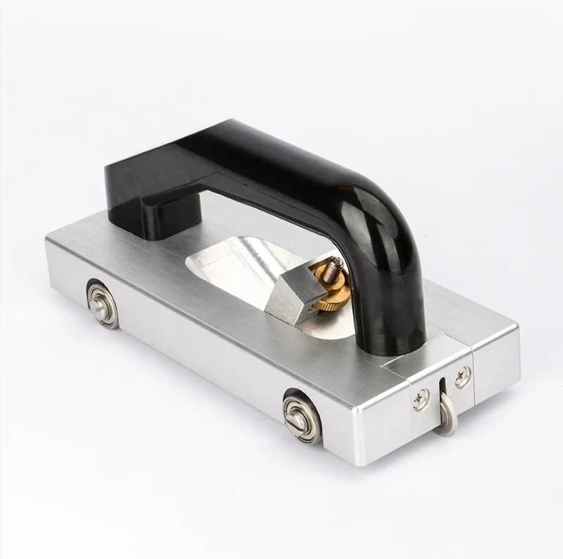 PVC Floor Grooving Tool Vinyl Cutter Guide Wheel Manual Slotting Knife for Welding Construction