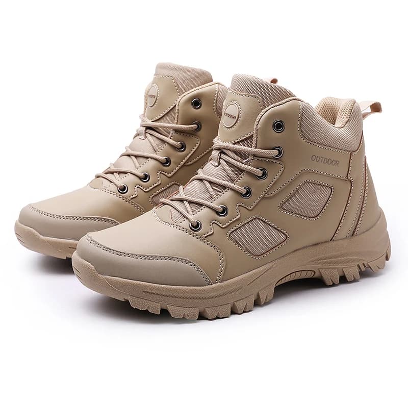 Stivali tattici da uomo Sicurezza militare Arrampicata alla caviglia Scarpe da trekking Stivali militari stringati Desert Size Plus Marchio maschile Impermeabile unisex