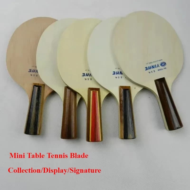 YINHE Mini size ping pong blade for collection display Small ping pong rack for kids training signature