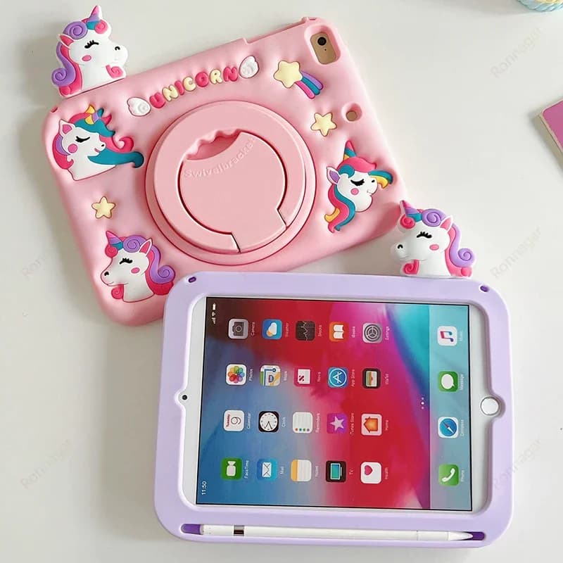 Custodia per tablet Cartoon Pony per Xiaomi Redmi Pad SE Custodia da 11 pollici 2023 Ragazze per bambini Cover carina per redmi pad se 11 ''Supporto rotante