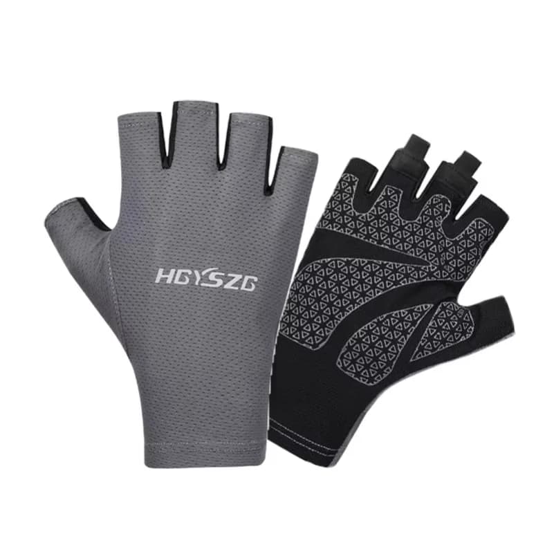 Spring Summer Cycling Gloves for Women Men Breathable Mesh Gym Fingerless Sun Protection Non-slip Quick Dry Hike Fitness Gloves