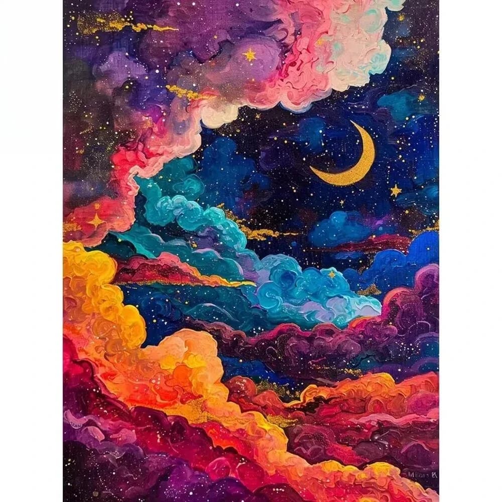 Diamond Mosaic 5d Starry Landscape Handmade Diamond Painting Embroidery Kits Cross Stitch Wall Decor Living Room