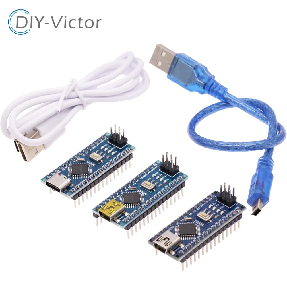 Scheda Controller Mini TYPE-C USB CH340 Nano 3.0 ATmega328P Compatibile con Arduino CH340C USB Driver V3.0 ATmega328