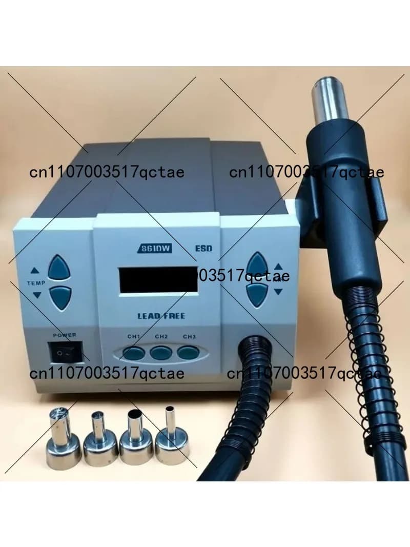 Pistola Termica UNIXROBO 861DW con Display LCD, Funzione di Risparmio Energetico e Conversione Diretta dell'Aria Ciclonica
