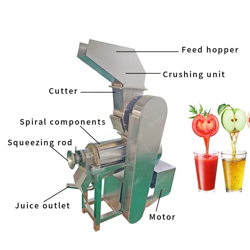 Professional blender for fruit and vegetable production, pulp and seed blender, freshly squeezed juice machine at low price