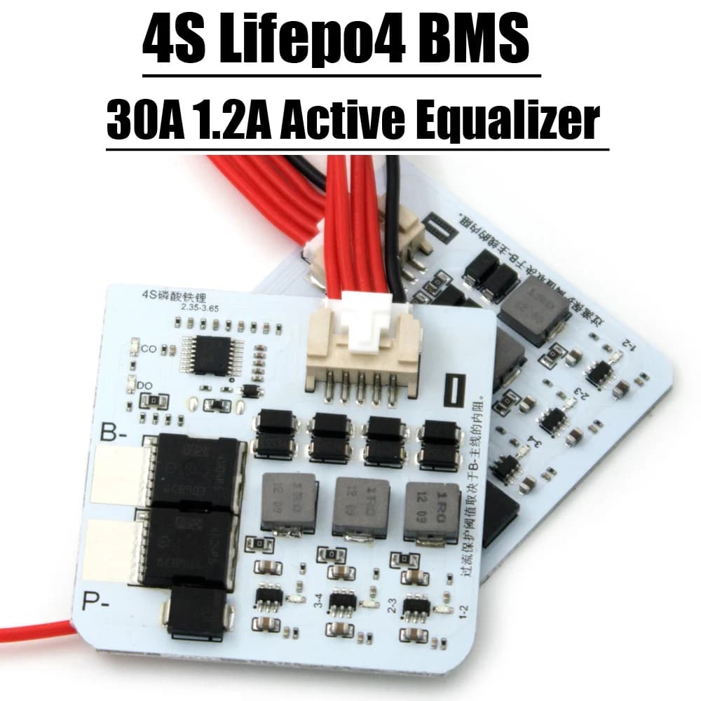 20A 30A 4S Lifepo4 equalizzatore attivo BMS Balancer litio ferro fosfato scheda di protezione della batteria Start moto auto elettrica