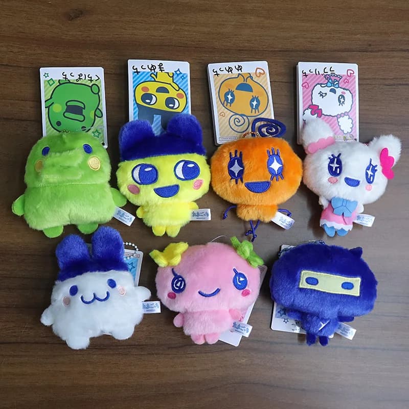 Portachiavi con Personaggi Tamagotchi: Mametchi, Mimitchi, Kuchipatchi, Ciondoli, Regali, Modellini, Figure Anime da Collezione, Ornamenti
