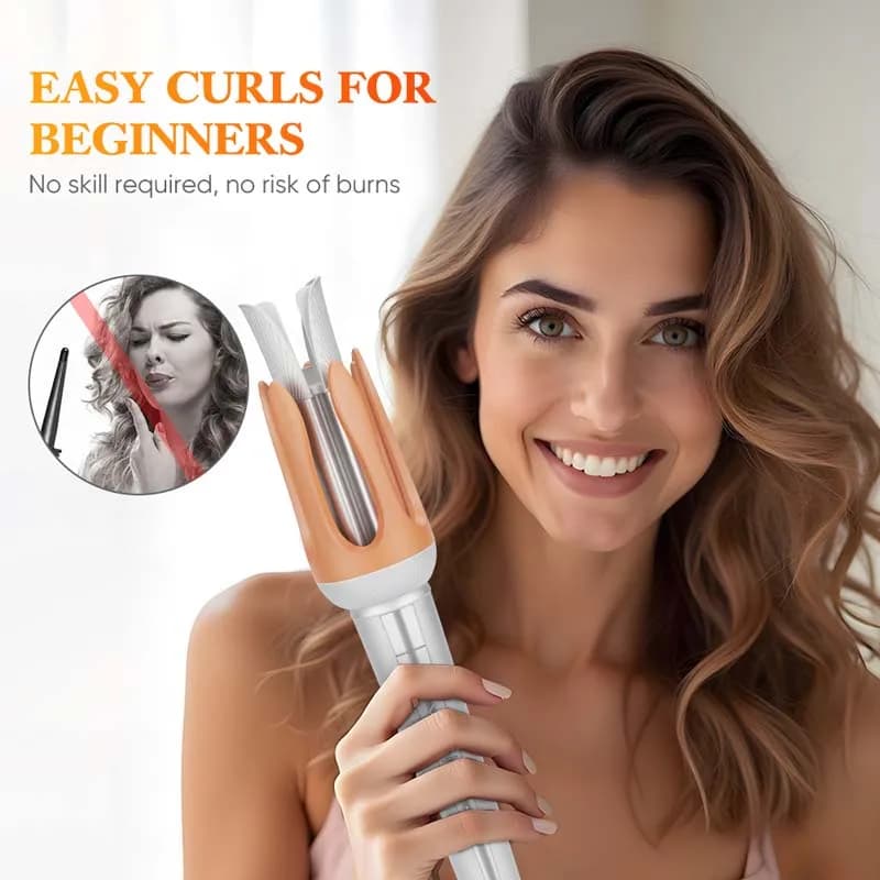 Iron Hairstyle Automatic Hair Styling Tools for Women's Hairstyle Professional Bigodino for Hair PTC Iron Automatic Hairstyle Rotaiong Ceramic
