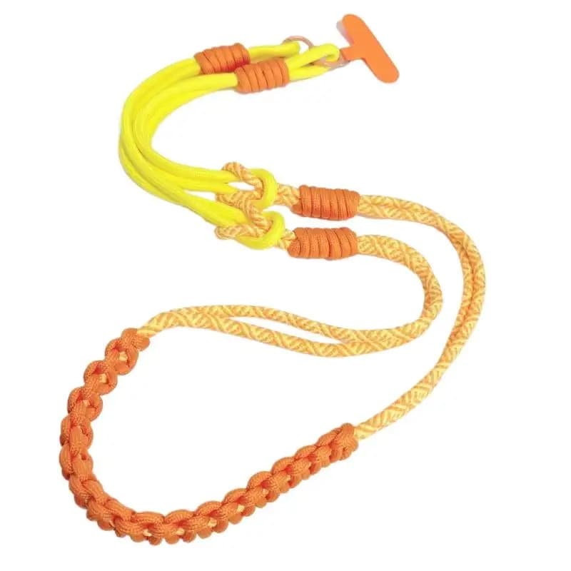 Braided Crossbody Phone Lanyard Adjustable Length Anti-Loss Universal for All Smartphones Daily Travel Outdoor Use