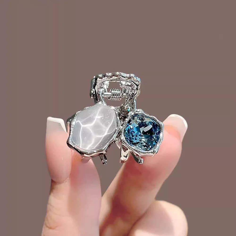 Nuove Mini Mollette per Capelli con Strass, Fermagli Laterali per Frangia, Eleganti Fermagli per Capelli da Donna e Ragazza, Accessori per Capelli