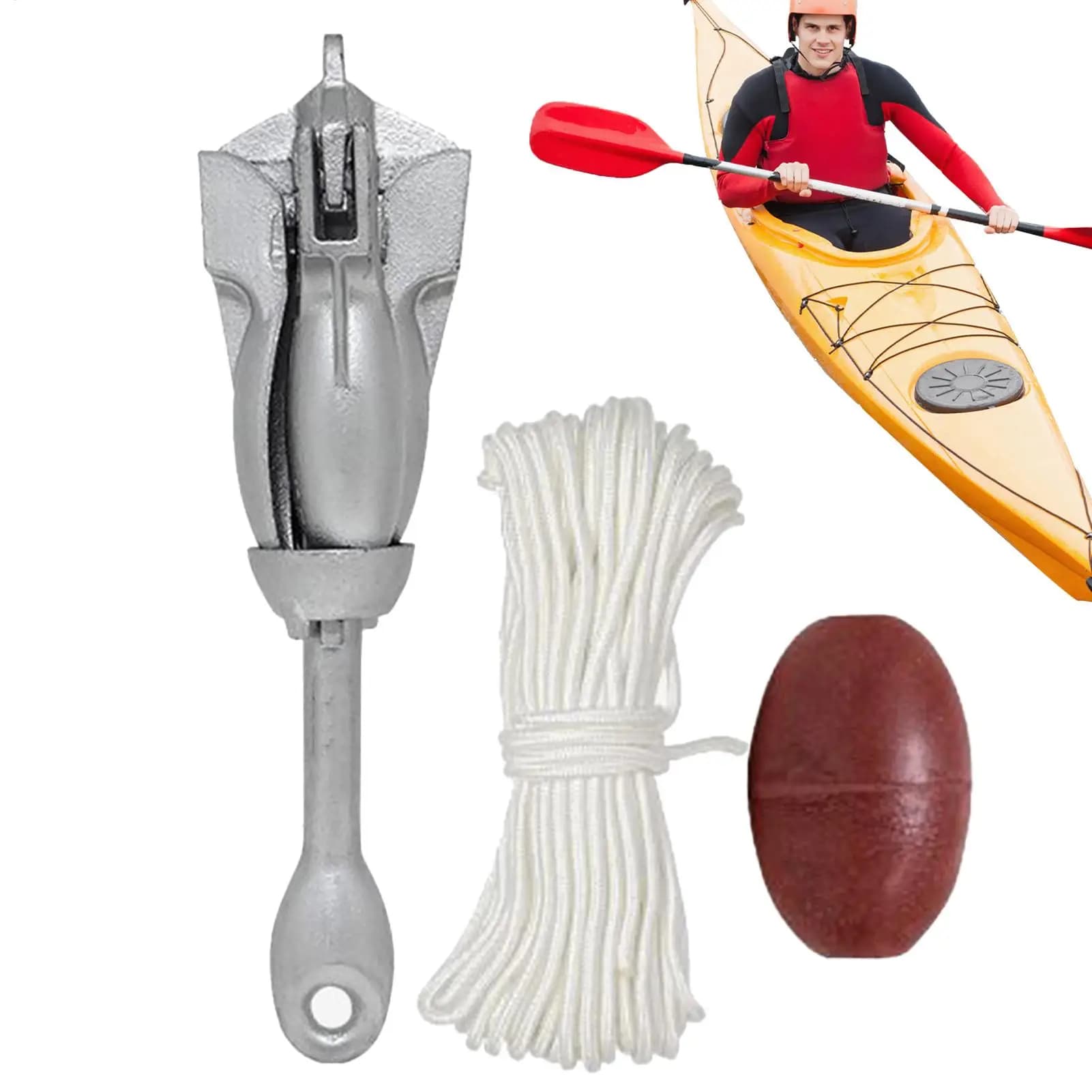 Ancoraggio per kit sistema di ancoraggio per barche kayak Attrezzatura Accessori per barche pieghevoli per carichi pesanti per ormeggio del bacino Rafting