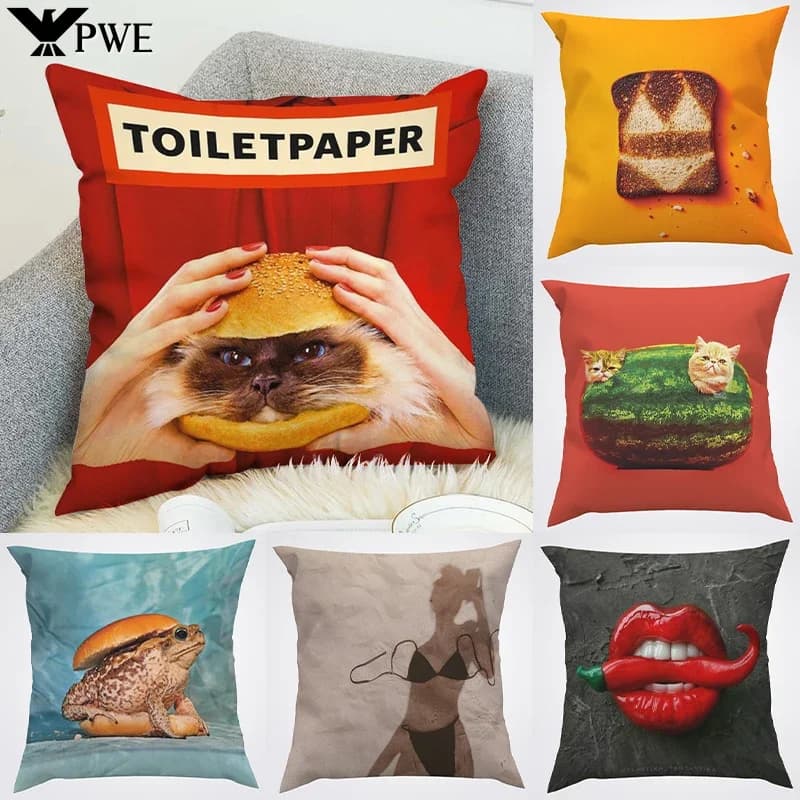 40x40 Hygiene Paper Body Pillow Sheet Decorative 50x50 Car Decoration Sofa cushions Bed cushion cover