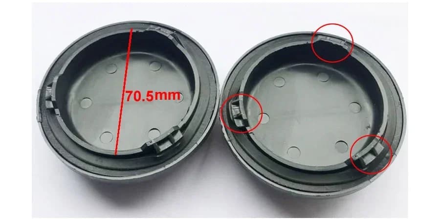 Per Buick Regal 2009 2010 2011 2012 2013 Faro Posteriore Borsette Copertura Antipolvere Tappo Impermeabile A Prova di Polvere Sigillato Coperchio di Plastica 1 pz
