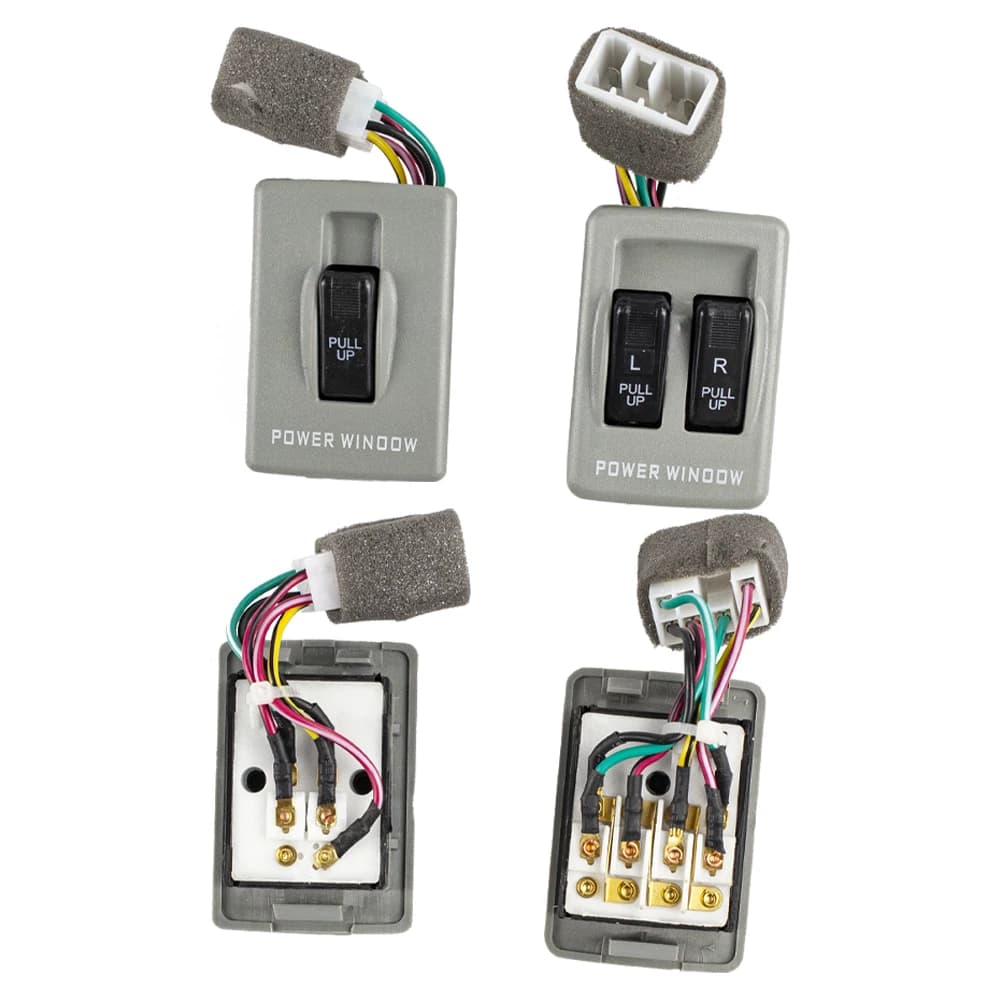 Pulsante interruttore principale alzacristallo elettrico anteriore sinistro/destro per Kia Besta 2.7 Pride KK12B-66-350 KK12B-66350 KK12B-66-370