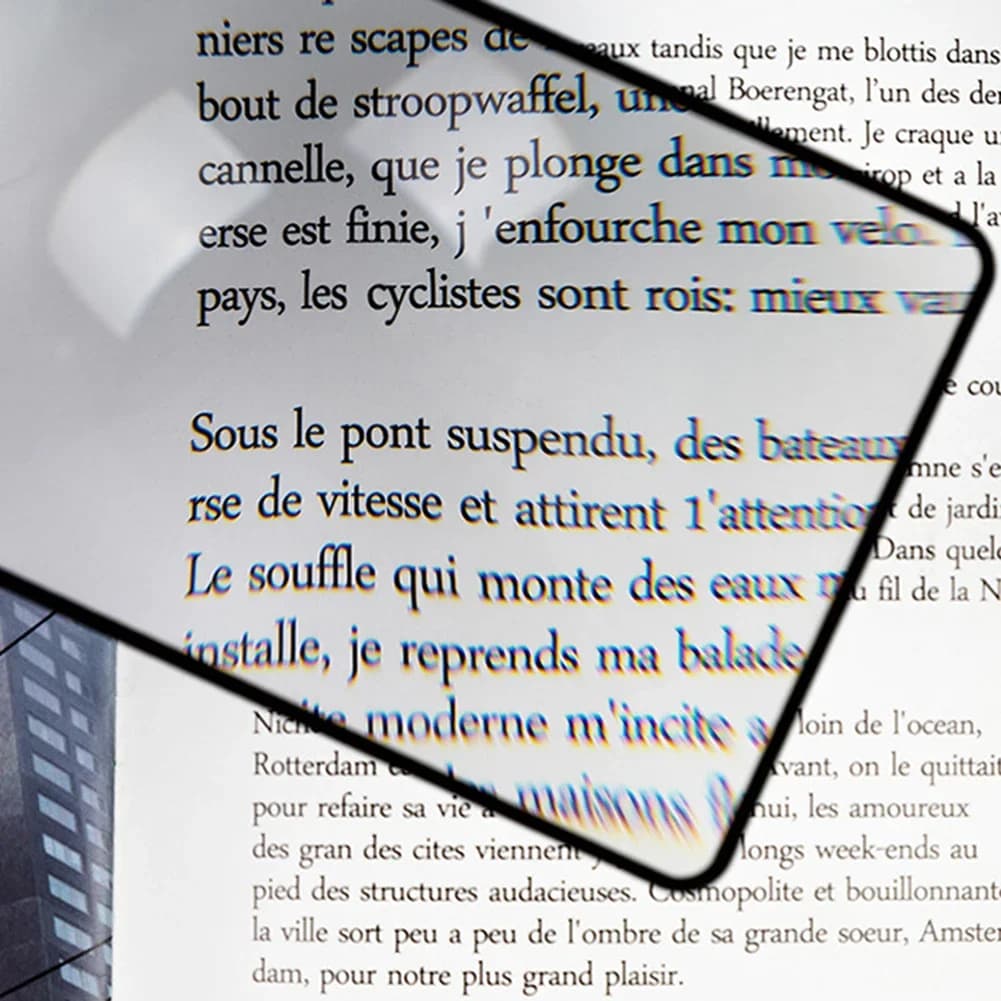 Lente d'ingrandimento luce A5 pagina intera lente d'ingrandimento a foglio grande lente d'ingrandimento pagina libro ingrandimento lente d'ingrandimento ultrasottile 3X