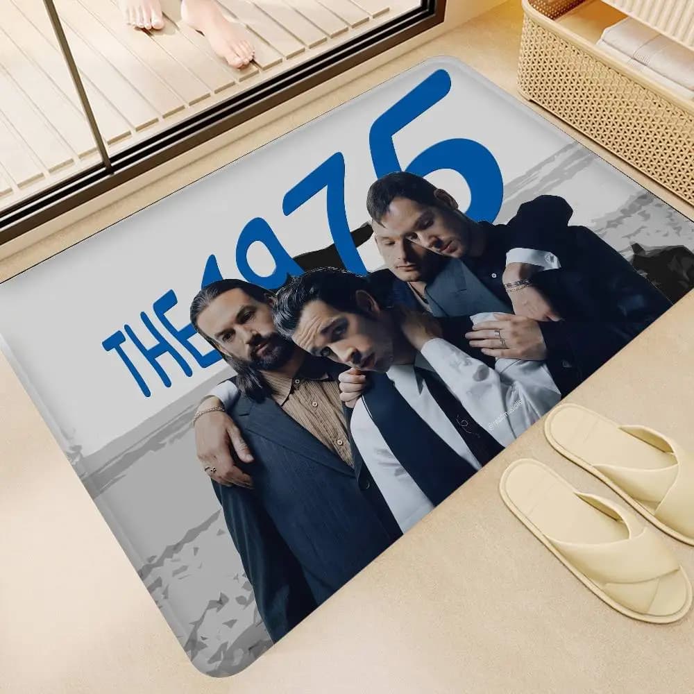 Luxury Carpets The 1975 R-Rock B-Band, Economics, Anti-slip, Modern for Living, Balcony, Printed Carpets for Bedroom