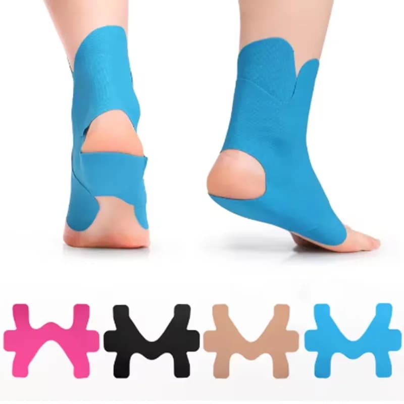 1 foglio di nastro kinesiologico elastico supporto muscolare adesivo elastico nastri sportivi atletici terapia recupero cinghie sportive cura del piede