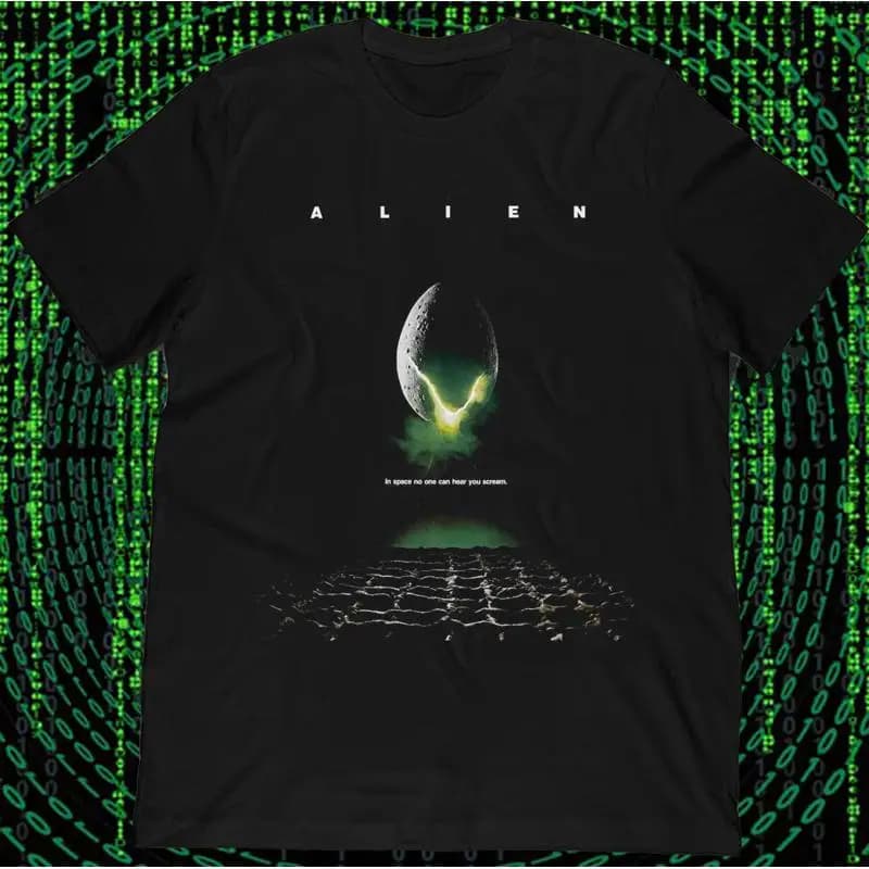 Maglietta Alien Movie 1979 taglia dalla S alla 5XL in cotone