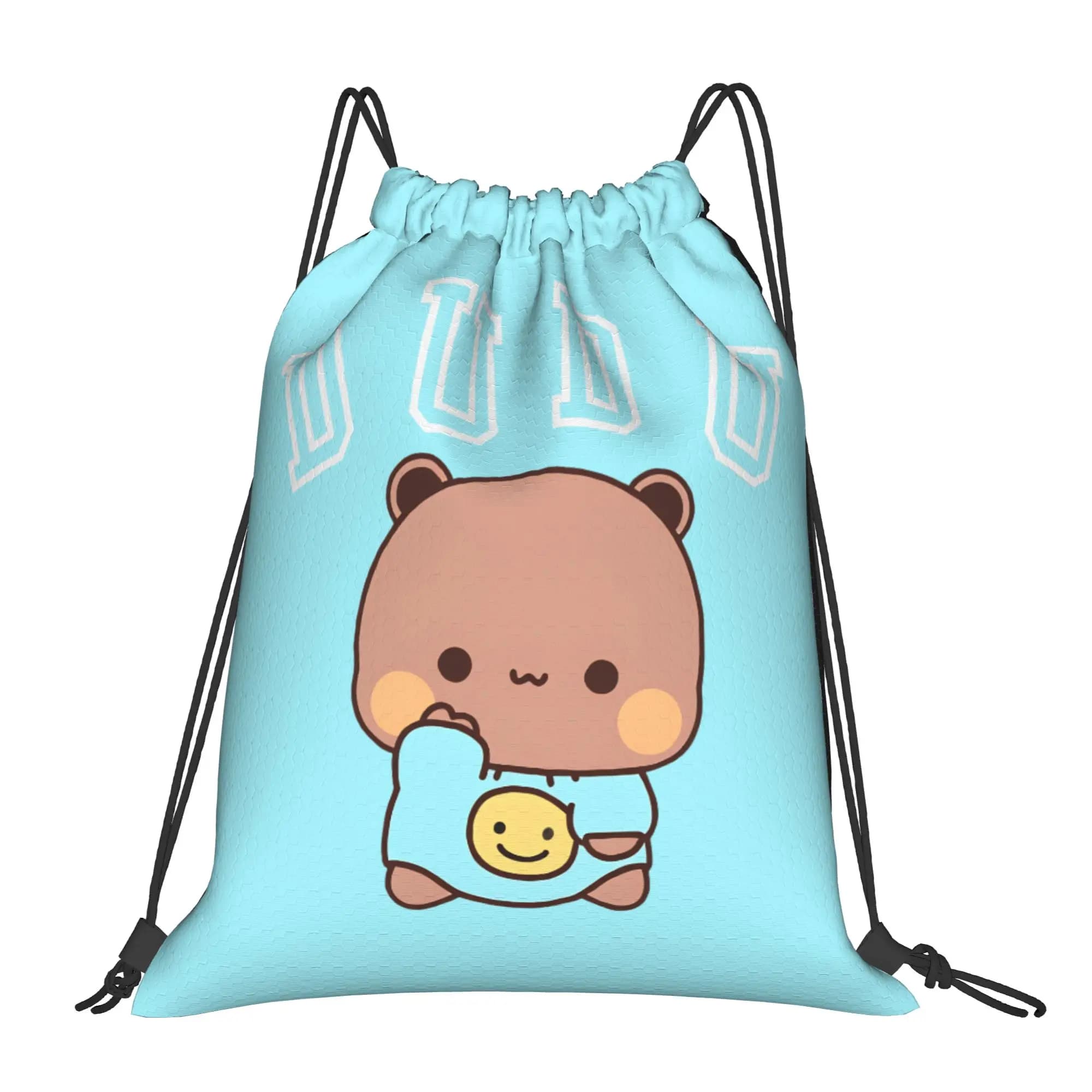 Bubu Dudu coulisse backpack shaped as a bear, waterproof sports bag for gym and excursions