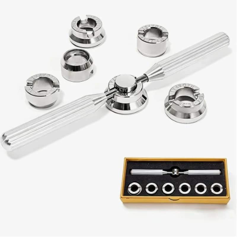 For Rolex SEIKO Watch Back Case Easy Open Opener Grooved Screw Bottom Gear Opening Watch Repair Tools