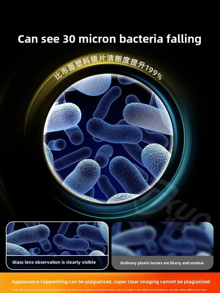 Set regalo per microscopio per bambini, livello professionale con elevata chiarezza, adatto per esplorare il affascinante mondo di biologia DD